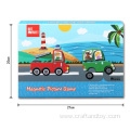 Magnetic Puzzles Toys with Drawing Board